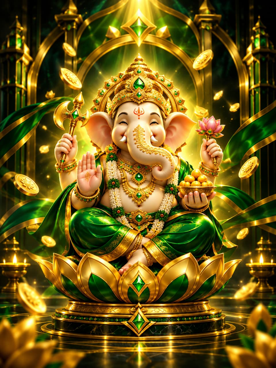 ภาพเกม PG Ganesha Fortune ที่ออกแบบใหม่สำหรับ 789hk - 789เอชเค